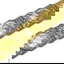 22K Gold Coin Panel Bracelet