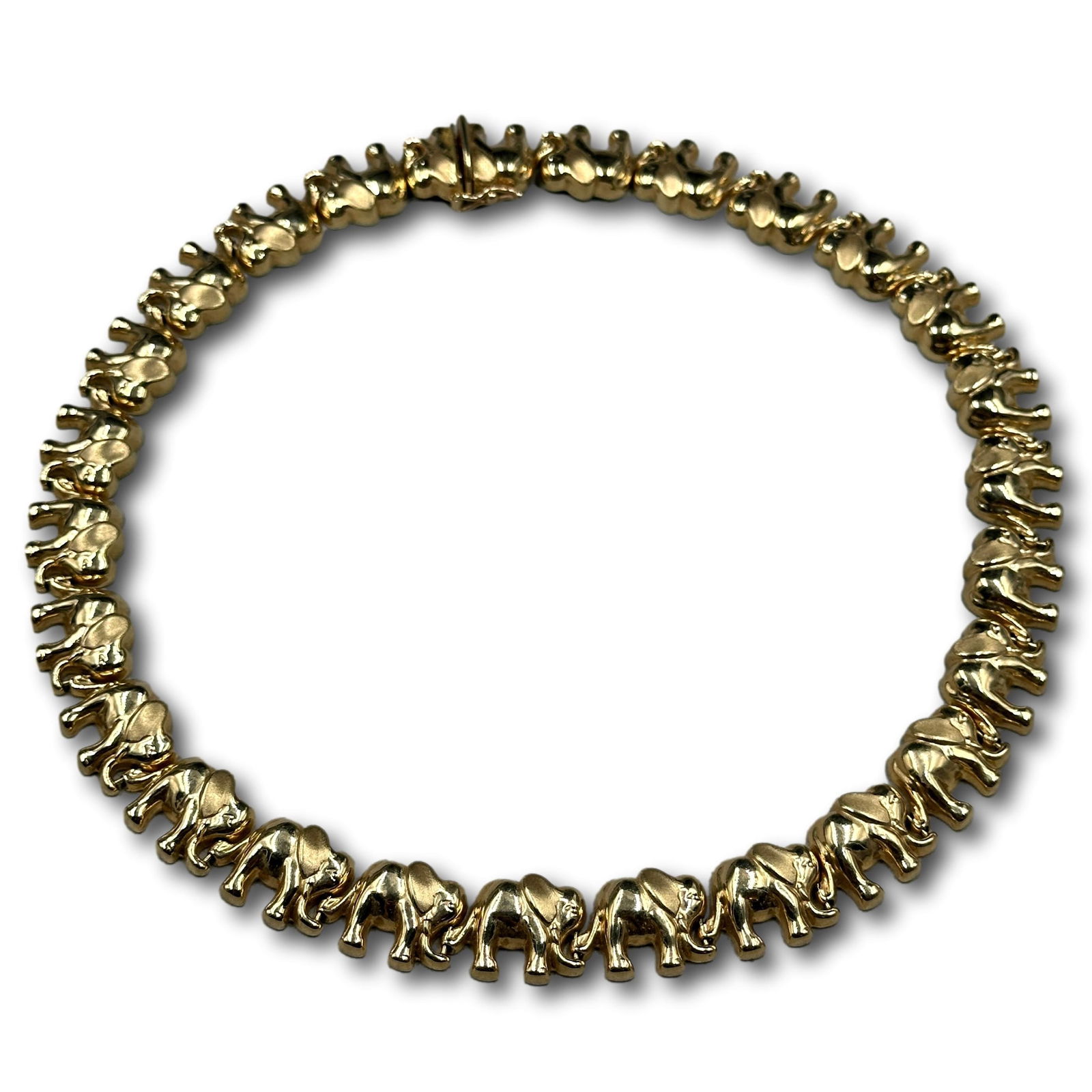 14K Gold Italy Elephant Necklace (1 of 5)