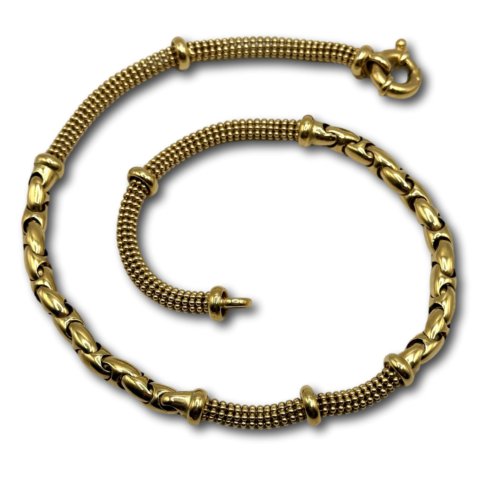 Chunky 14K Gold Multi Link Necklace (1 of 8)
