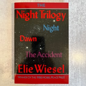 Elie Wiesel - The Night Trilogy, (soft cover) Signed
