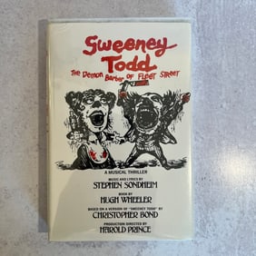 Stephen Sondheim - Sweeney Todd, Signed and Inscribed