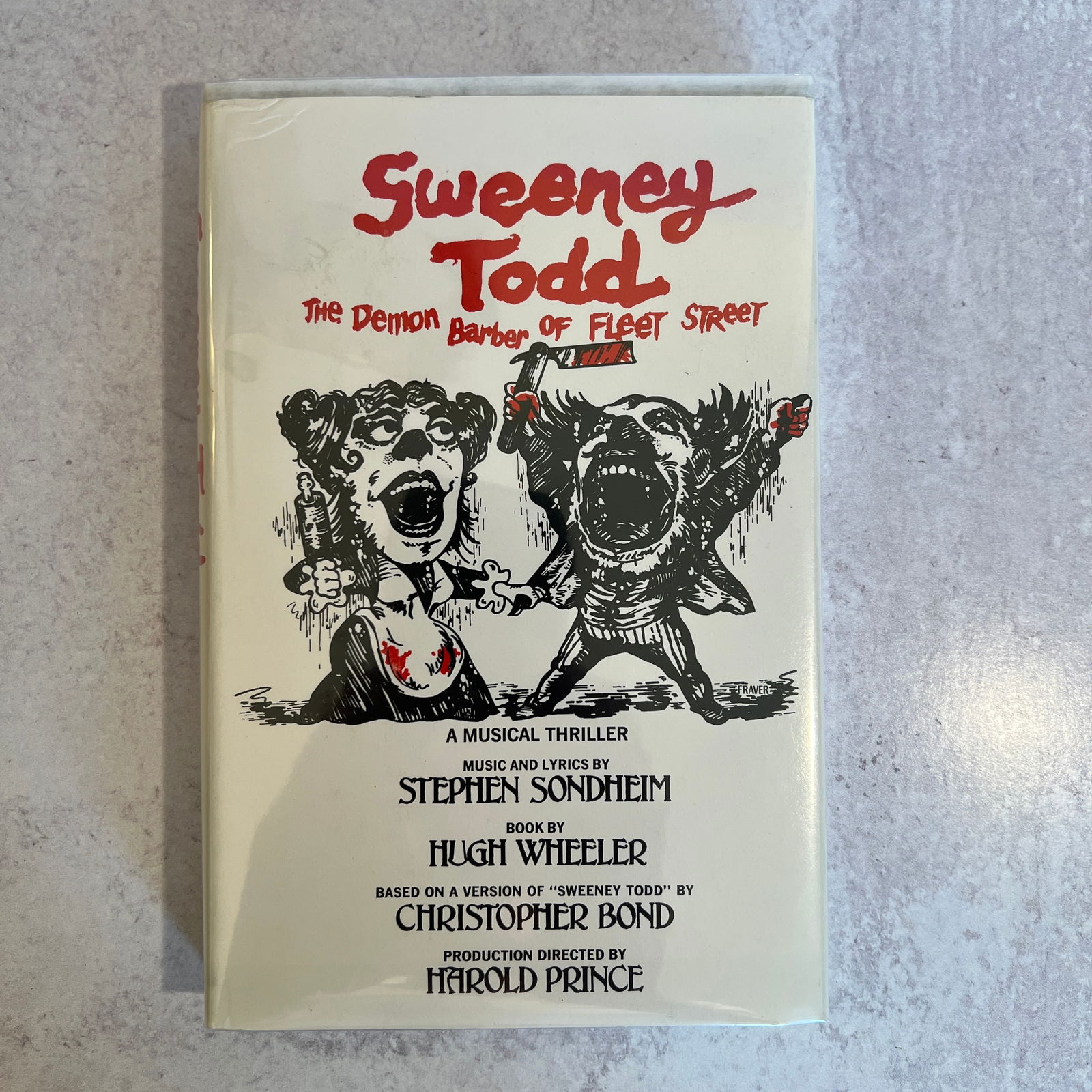 Stephen Sondheim - Sweeney Todd, Signed and Inscribed (1 of 9)