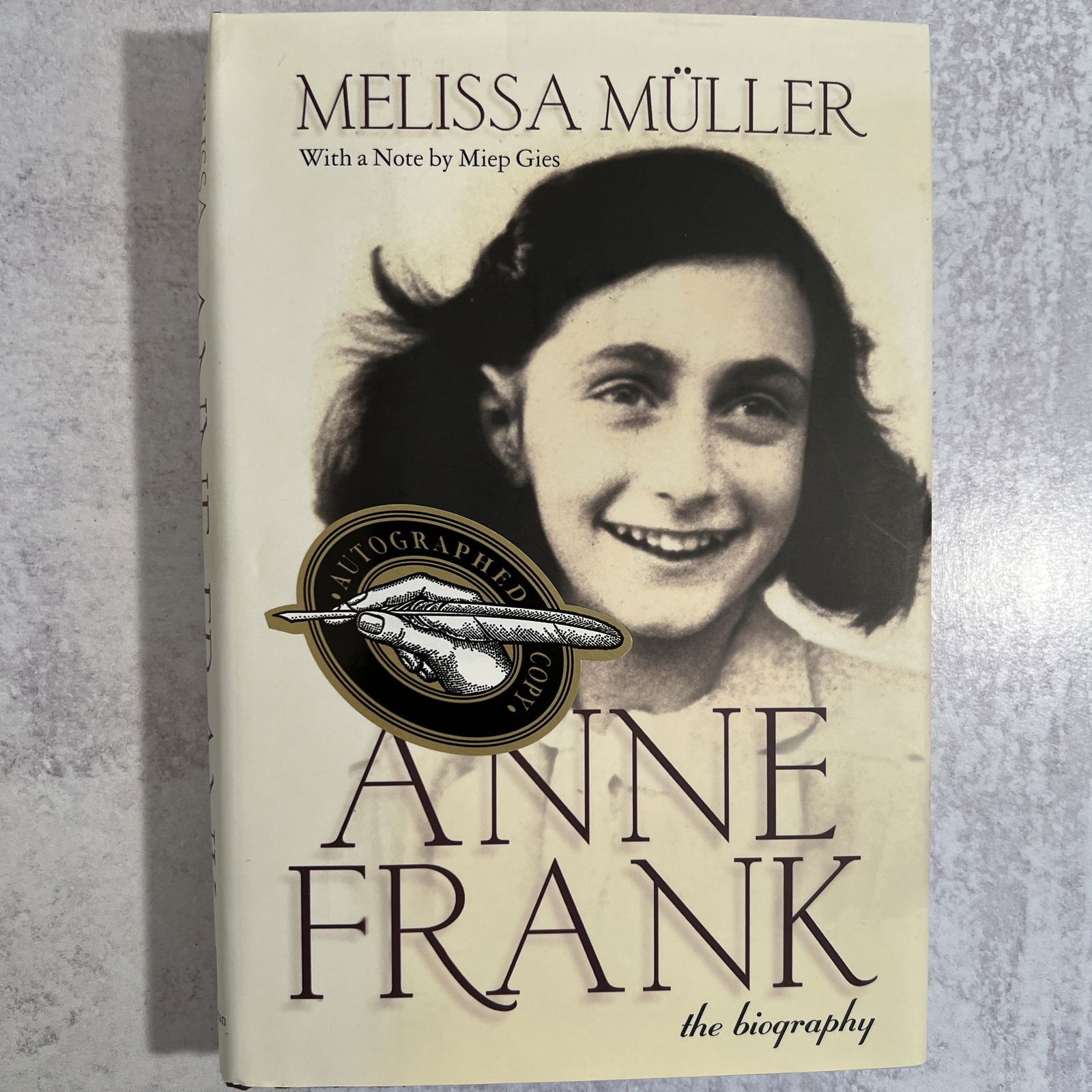 Melissa Muller - Anne Frank, Signed (1 of 9)