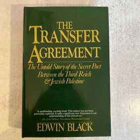 Edwin Black - The Transfer Agreement, Signed