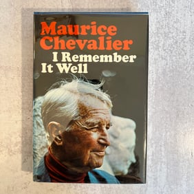Maurice Chevalier - I Remember it Well, Signed
