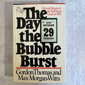 Gordon Thomas and Max Morgan Witts - The Day the Bubble Burst, Signed