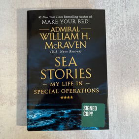 Admiral William H. McRaven - Sea Stories, Signed