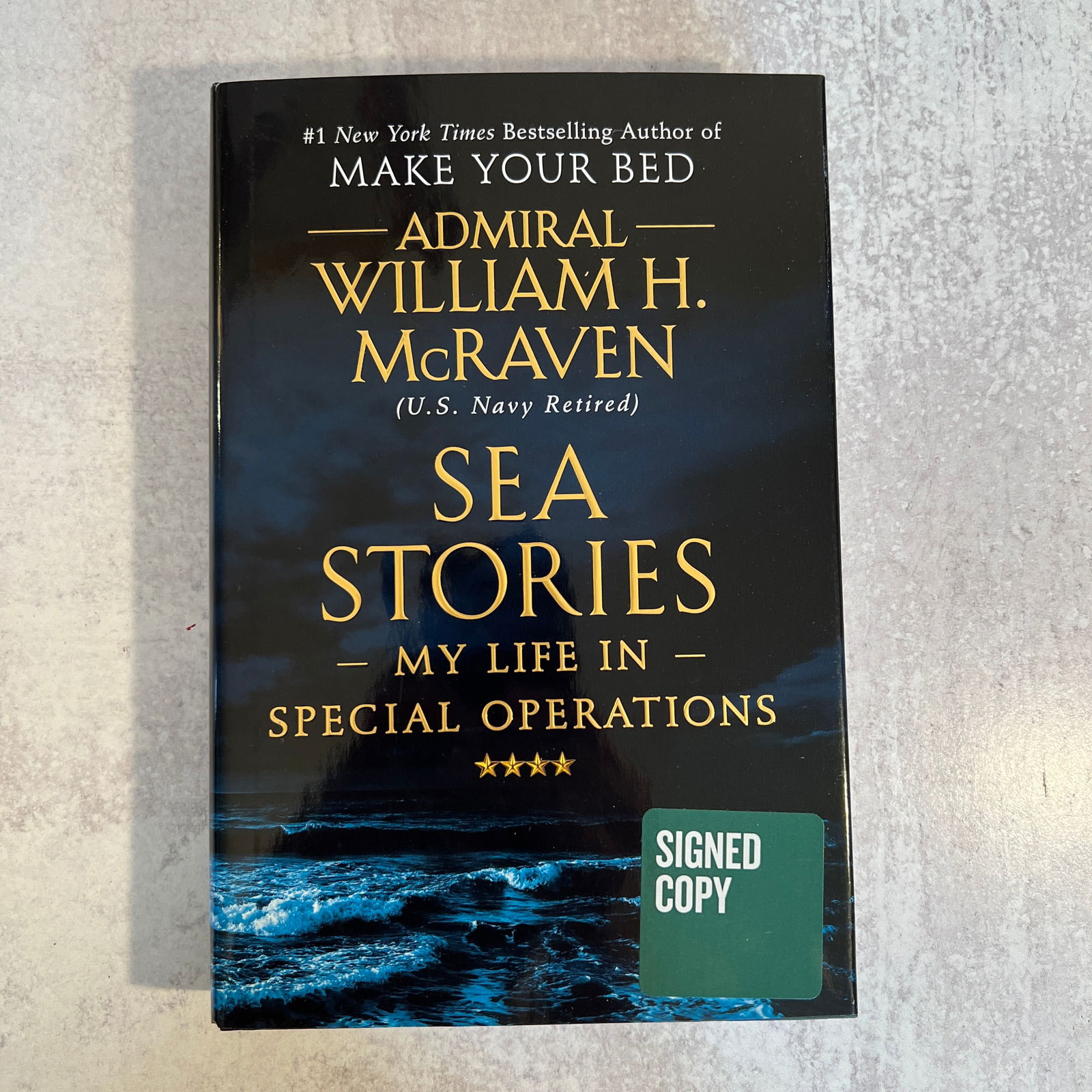 Admiral William H. McRaven - Sea Stories, Signed (1 of 6)