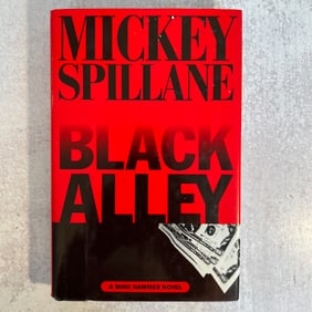 Mickey Spillane - Black Alley, Signed