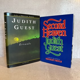 Judith Guest signed Errands and Second Heaven
