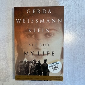 Gerda Weissmann Klein - All But My Life, Signed