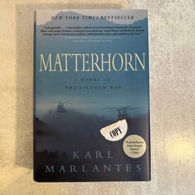 Karl Marlantes - Matterhorn, Signed