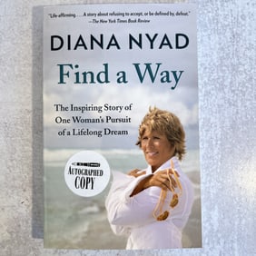 Diana Nyad - Find a Way, Signed