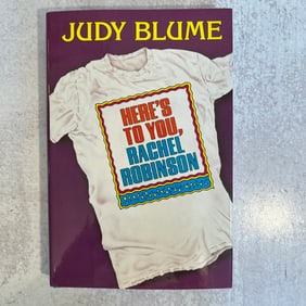 Judy Blume - Here's to You Rachel Robinson, Signed