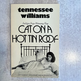 Tennessee Williams Cat on a Hot Tin Roof (Paperback), Signed