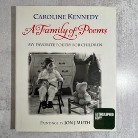 Caroline Kennedy - A Family of Poems, Signed