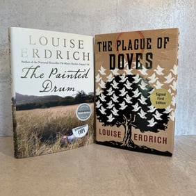 Louis Erdrich Autographed The Painted Drum and The Plague of Doves