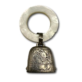 Antique Sterling Silver Peter Rabbit Teething Ring