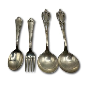 Assorted Antique Sterling Silver Flatware