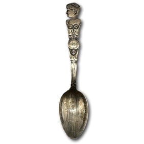 1893 Chicago Worlds Fair Ornate Demitasse Spoon