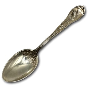 Antique Scorpio Sterling Silver Collector Spoon