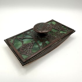 Tiffany Studios Grapevine Pattern Rocking Ink Blotter