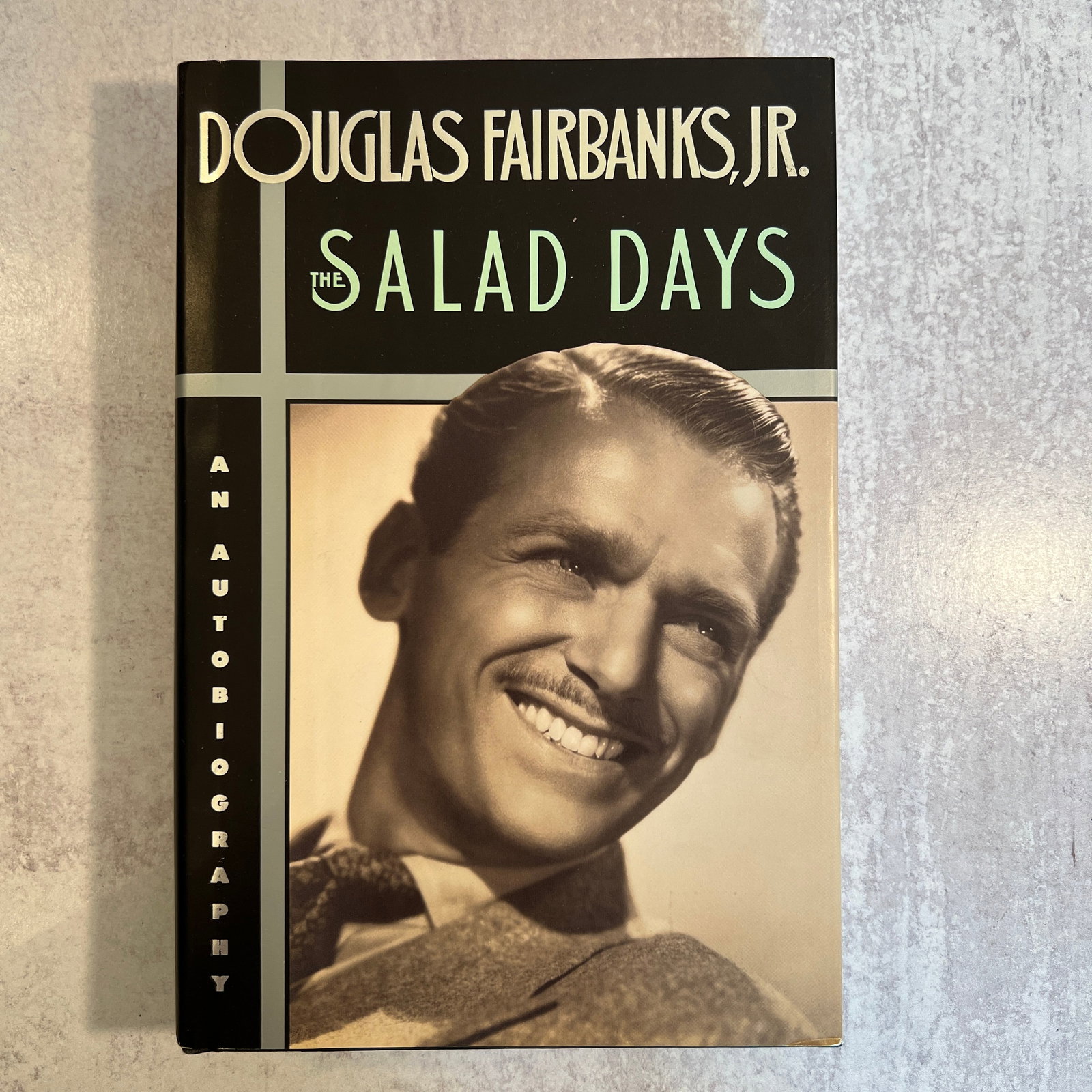 Douglas Fairbanks, Jr. - The Salad Days, Signed: Douglas Fairbanks, Jr. - The Salad Days, Signed. Copyright 1988, first edition. Refer to photos for additional condition information as they are a part of the description. Please note lots may show si