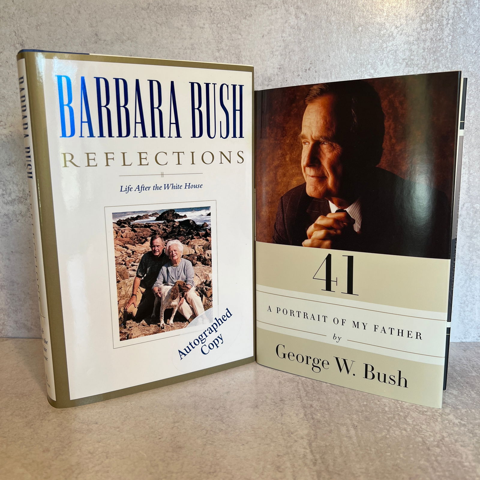 George Bush and Barbara Bush Autographed Book Lot (1 of 12)