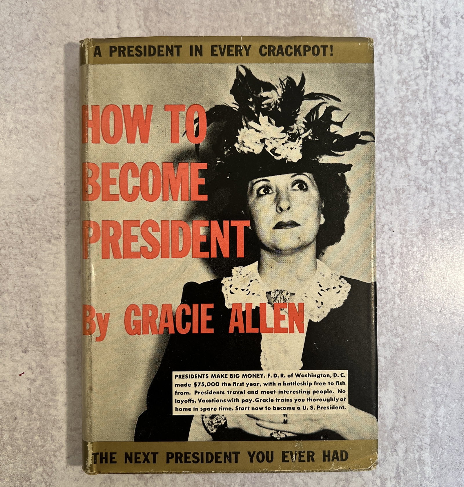 Gracie Allen and George Burns - How to Become President, Signed (1 of 8)