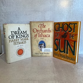 Harry Mark Petrakis Autographed The Orchids of Ithaca and More
