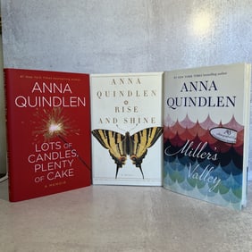Anna Quindlin Autographed Miller's Valley and Others