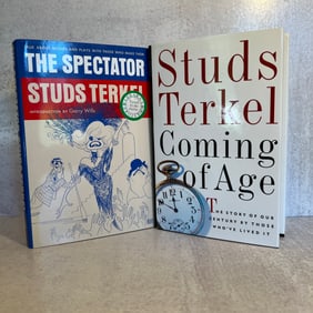 Studs Terkel - Coming of Age and The Spectator - Signed