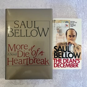 Saul Bellow - More Die of Heartbreak and The Dean's December - Signed