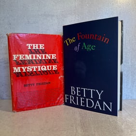 Betty Friedan - The Fountains of Age, and The Feminine Mistique, Signed