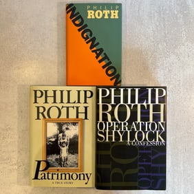 Collection of Autographed Philip Roth Books