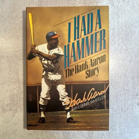 Hank Aaron - I Had a Hammer - The Hank Aaron Story, Signed