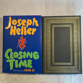 Joseph Heller Autographed God Knows, and Closing Time