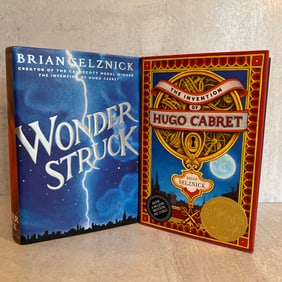 Brian Selznick Signed - The Intervention of Hugo Cabret, and Wonderstruck