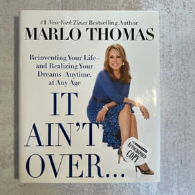 Marlo Thomas - It Ain't Over Til it's Over, Signed