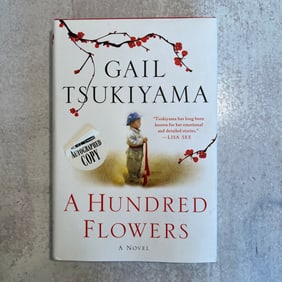 Tsukiyama - A Hundred Flowers, Signed
