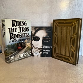 Collection of Paul Theroux Autographed Books - O-Zone and More
