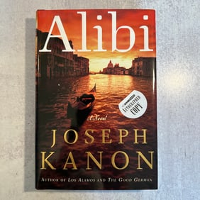 Joseph Kanon - Alibi, Signed