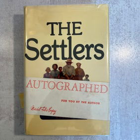 Meyer Levin - The Settlers, Signed