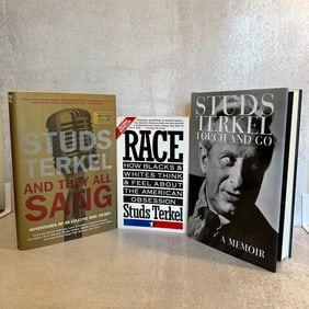 Collection of Studs Terkel Autographed Books