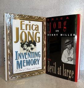 Erica Jong Signed The Devil at Large, and Inventing Memory