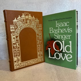 Isaac Bashevis Singer Autographed Books - The Death of Methuselah, and Old Love