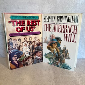 Signed Stephen Birmingham - The Rest of Us, and The Auerbach Will