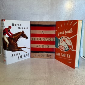 Collection of Jane Smiley Autographed Books Including Horse Heaven