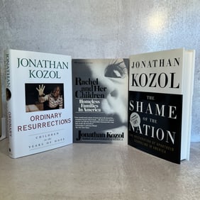 Collection of Jonathan Kozol Autographed Books