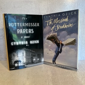 Cynthia Ozick Autographed: The Puttermesser Papers, and The Messiah of Stockholm